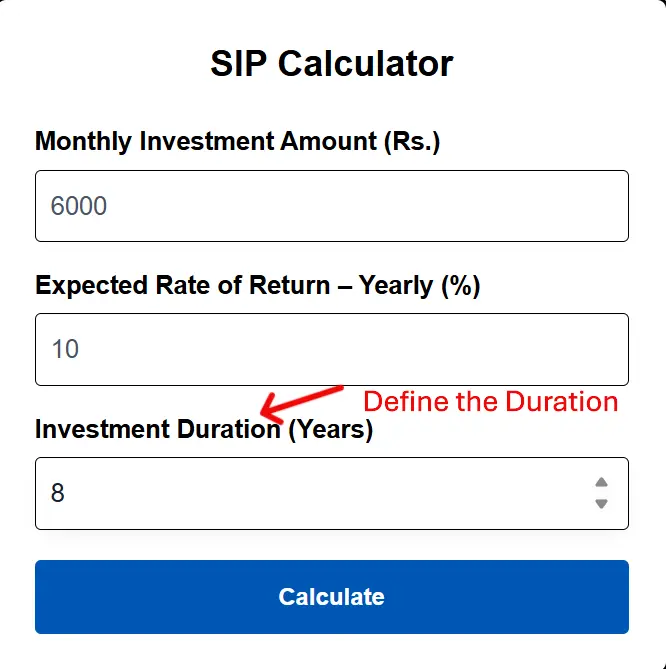 Define the Duration