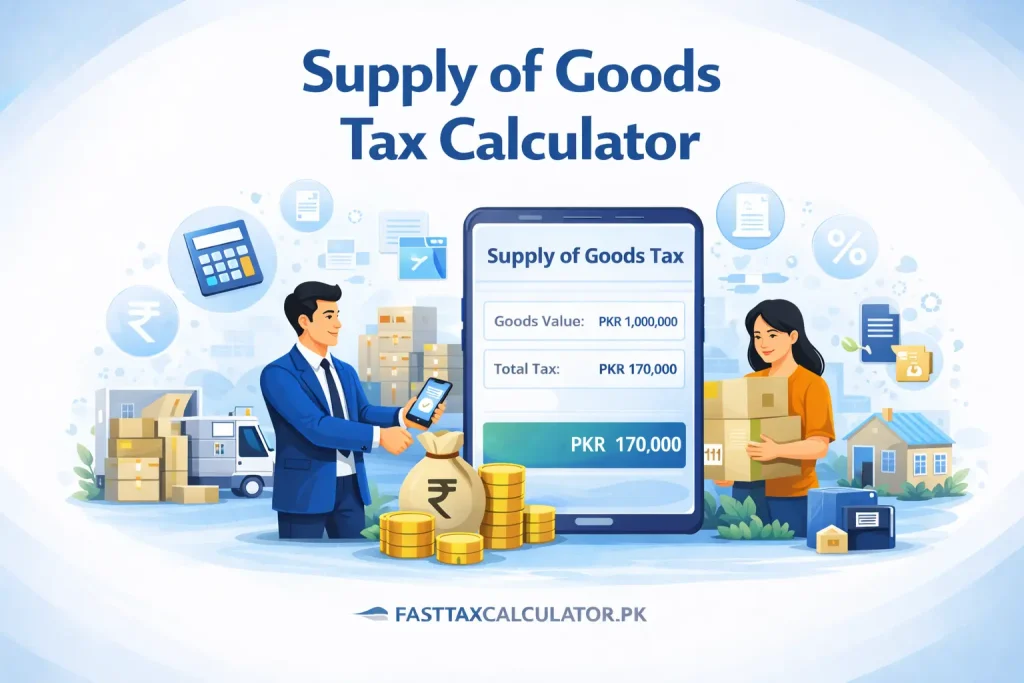 Supply of Goods Tax Calculator Pakistan